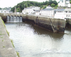 Sas du port de Morlaix