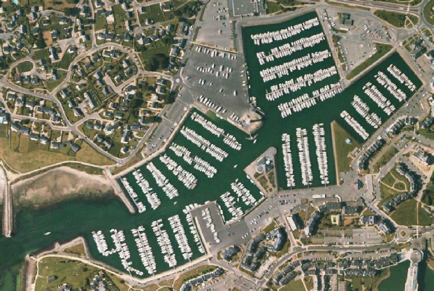 Port Le Crouesty, vue aérienne